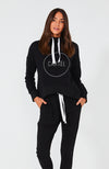 York Hooded Jumper- Black