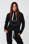 York Hooded Jumper- Black