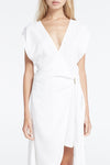 Northerly Wrap Dress- White