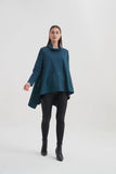 Cowl Neck Ava Top- Teal