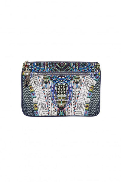 Small Canvas Clutch- Maasai Mosh