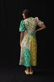 KENZIE PATCHWORK MIDI DRESS