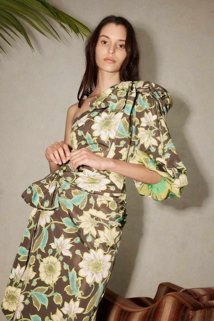 Winnie One-Shoulder Midi Dress Winnie One-Shoulder Midi Dress