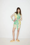 KENZIE PATCHWORK MINI DRESS