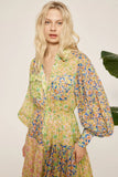 Daisy Patchwork Shirtdress