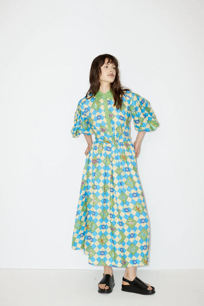 LOU TWIST FRONT SHIRTDRESS