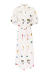 Soleil Embroidered Shirtdress