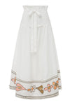 Spades Embroidered Midi Skirt