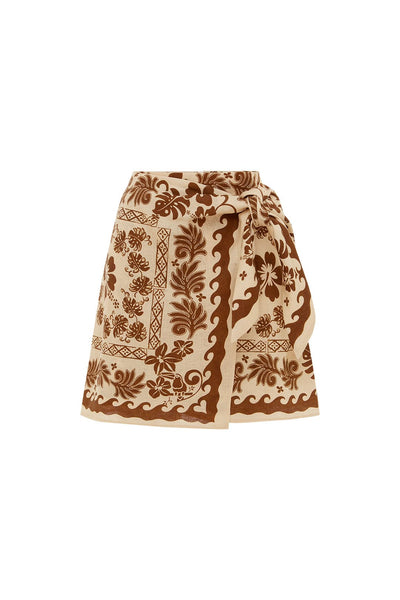 TROPIC SARONG MINI SKIRT