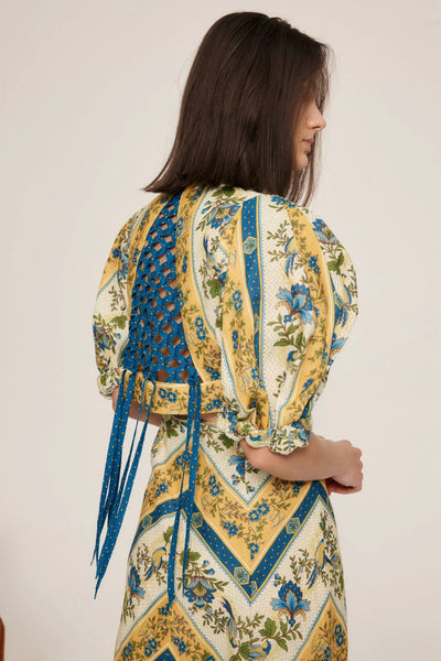 PREORDER- Quinn Tie-Back Crop