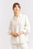 SOHO LINEN SHIRT IN IVORY