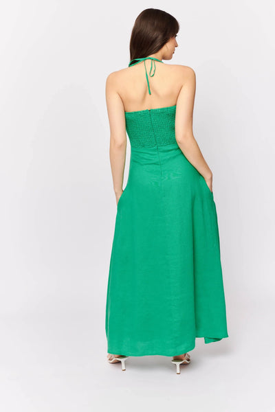 Como Dress- Emerald