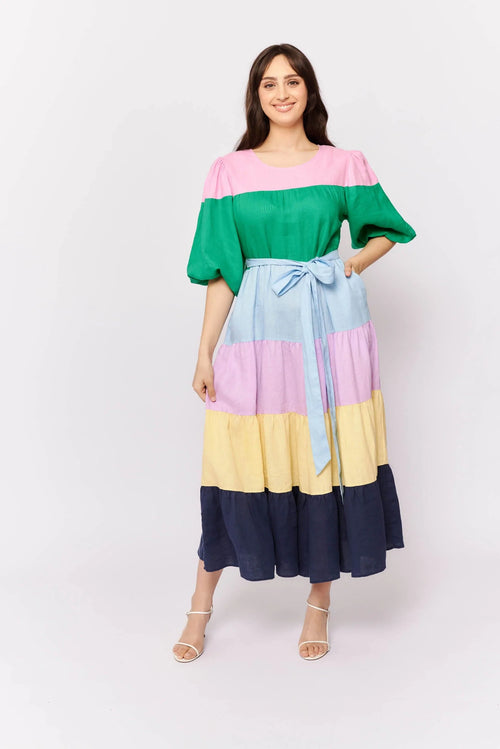 Jitterbug Dress In Calypso