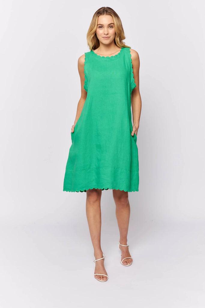 Twiggy Dress- Emerald Wilson and Hunter Twiggy Dress- Emerald Wilson and Hunter