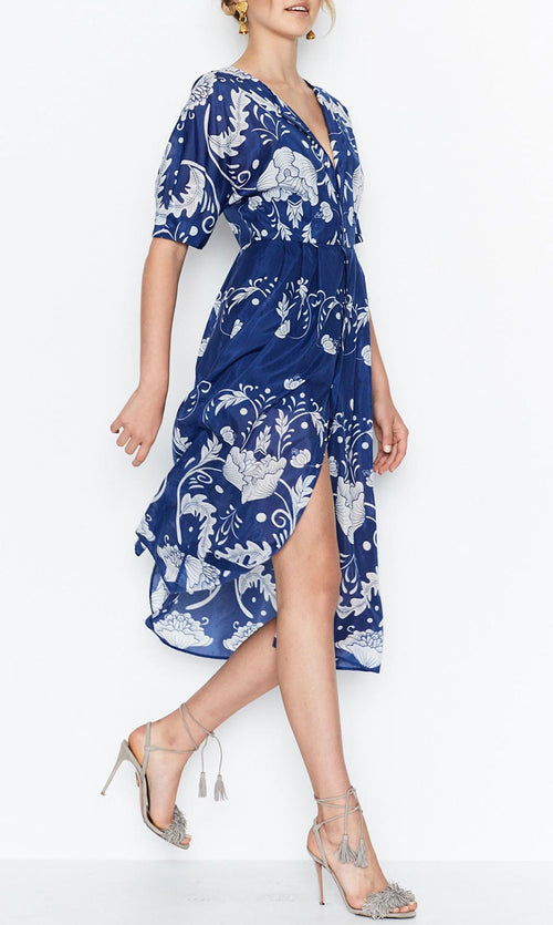 Maggie May Dress- Cobalt