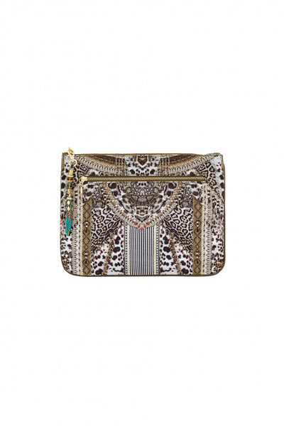 Small Canvas Clutch- Animal Instinct