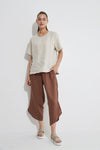 3/4 Pants- Mocha