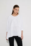 Ava 3/4 Top- White