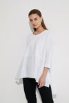 Ava 3/4 Top- White