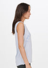 Muscle Tank- Pale Blue