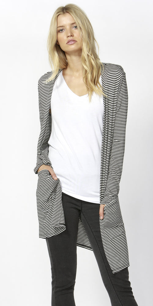 Berlin Cardi- Black/White