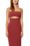 Lady Allure Split Dress- Blusher