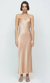 Moondance Strapless Dress- Rose Gold