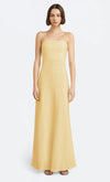 Cynthia Strapless Maxi Dress- Straw