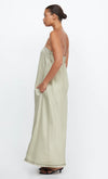 TILLIE STRAPLESS MAXI DRESS- SAGE