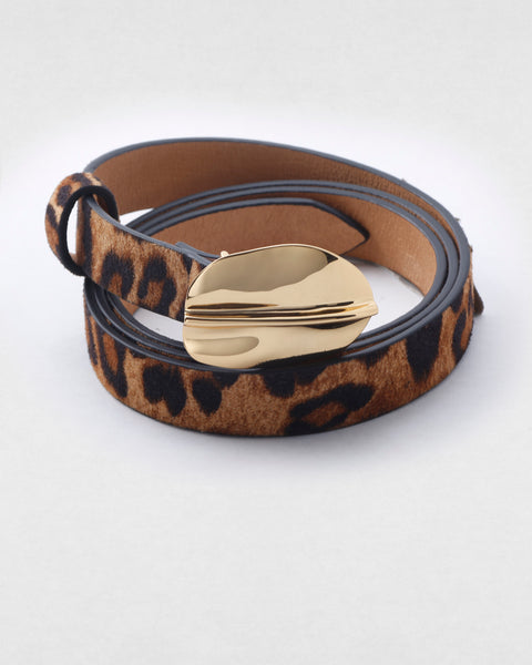 Yves Leopard Belt