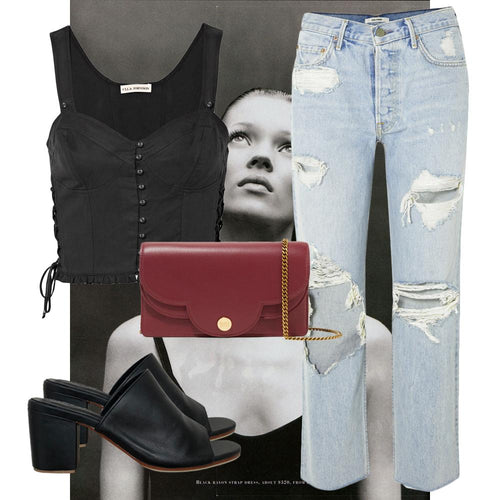 Street Style Mule- Noir