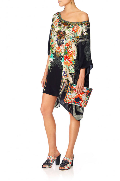 Small Canvas Clutch- Geisha Girl