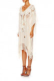 Tassel Hem Short Kaftan- Love Weave