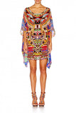 Short Round Neck Kaftan- Rainbow Warrior