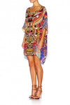 Short Round Neck Kaftan- Rainbow Warrior