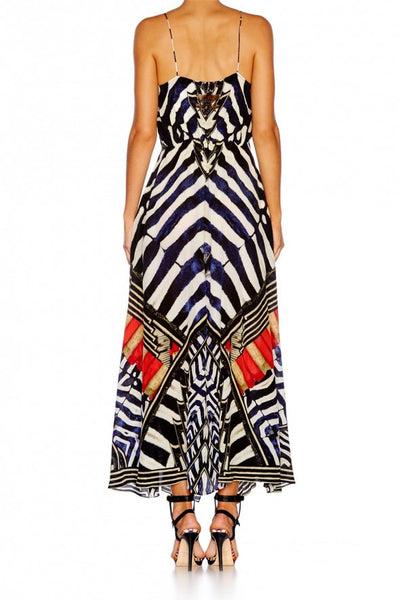 Strappy Wrap Dress- Louwalan Tales