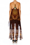 Split Front Dress W/ Long Back- Ancient Eyes