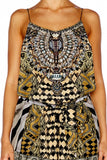 Shoestring Strap Playsuit- Weave of the Wild