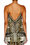 Multi Layer V Neck Top- Weave of The Wild