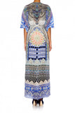 Split Front Twist Dress- Courtyard Of Maidens