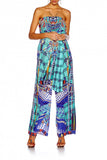 Tie Waist Strapless Jumpsuit- Divinty Dance