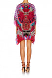 Short Lace Up Kaftan- Desert Discotheque