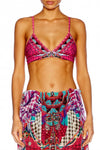 Triangle Bra Top W/ Seam- Desert Discotheque