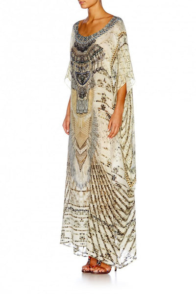 Round Neck Kaftan- Love Weave