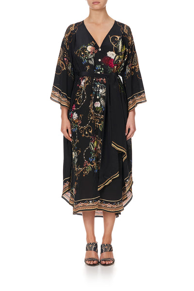 Loose Button Through Dress- Studio 54