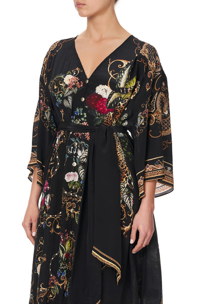 Loose Button Through Dress- Studio 54