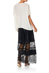 Loose Fit Round Neck Tee- Joie De Vivre