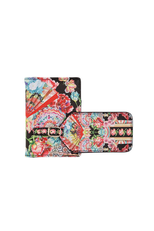 Luggage Tag & Passport Wallet- Painted Land