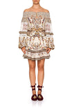 Off Shoulder Short Dress- Olympe Ode