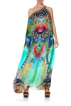 One Shoulder Kaftan Backup W/ Neckband- Reef Warrior